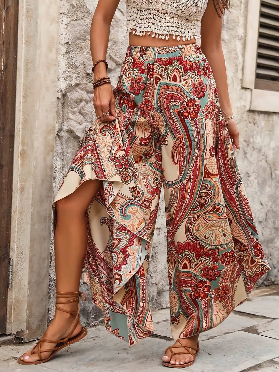 Noémie™ | Bohemian Women's Summer Comfort Pants for a Stylish Summer Look
