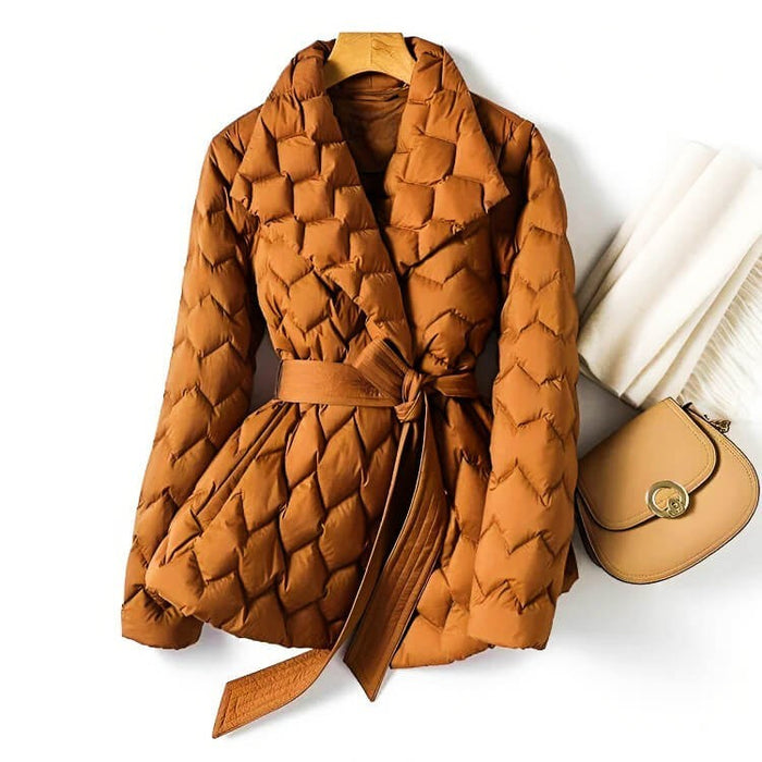 Avery™ - Elegant quilted down coat