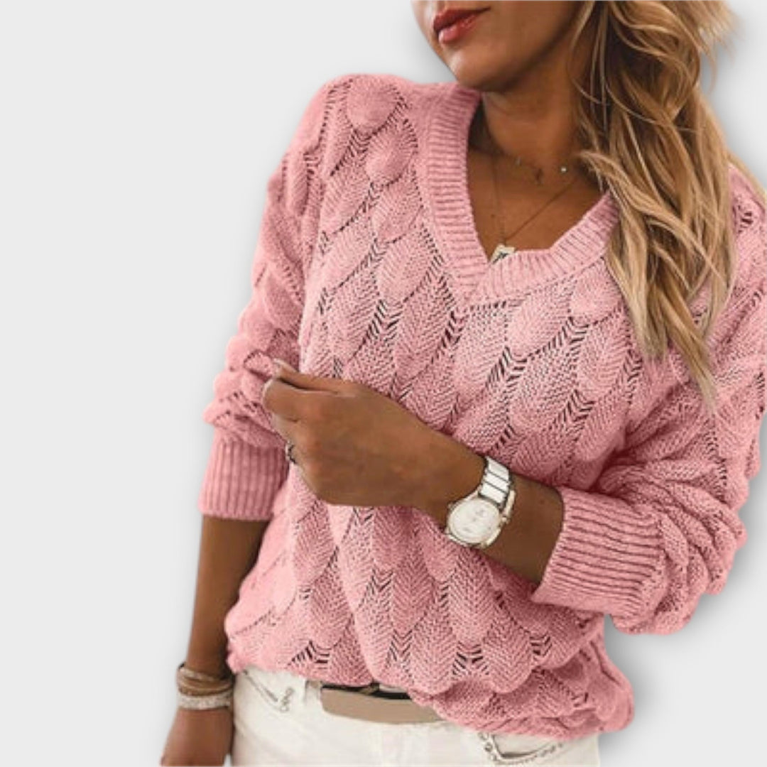 Carla | Stylish V-neck Pullover