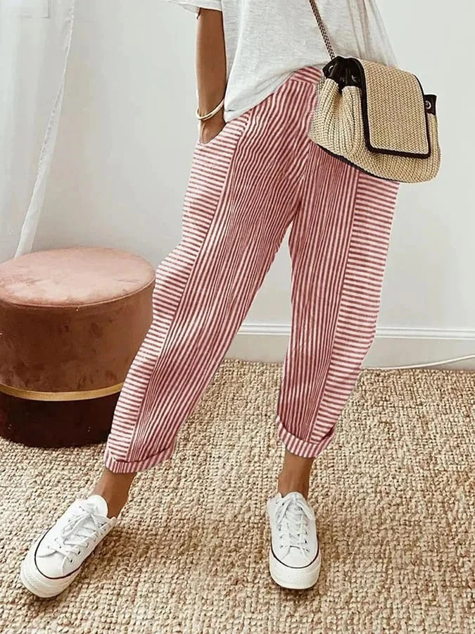 Lore | Trendy striped pants for a stylish look
