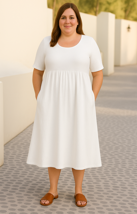 Maeva - Tummy-Friendly casual loose dress