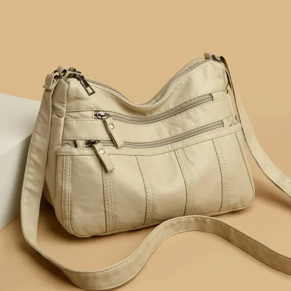 Nina - Soft Leather Crossbody Bag