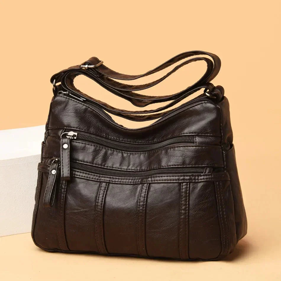 Nina - Soft Leather Crossbody Bag