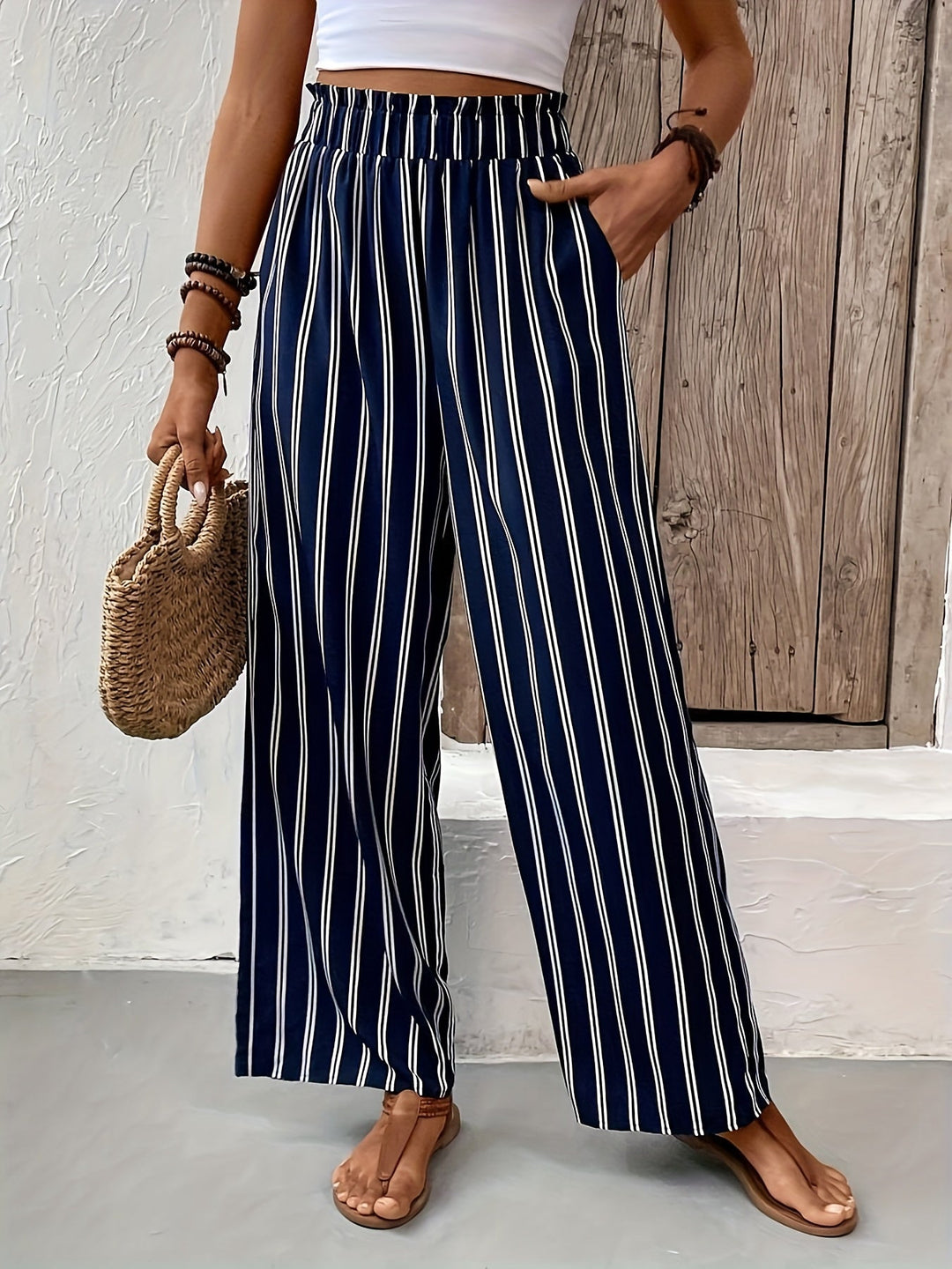 Victoria™ Lightweight Summer Pants with Elastic Waist