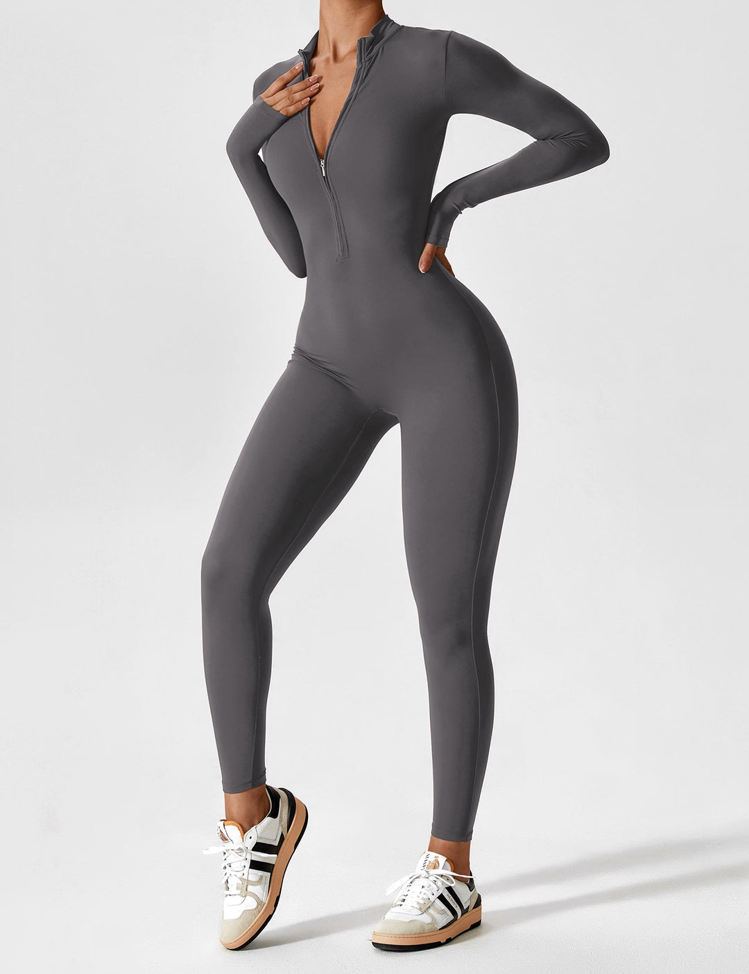 Evalina -  Zipper Jumpsuit